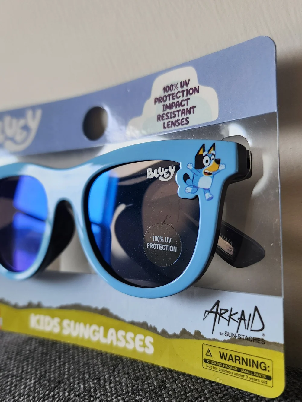 Lucy Light Blue Kids Sunglasses with Blue Lenses